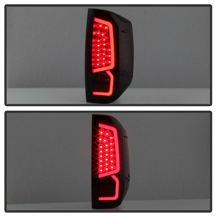 SPYDER xTune 14-16 Toyota Tundra Light Bar LED Tail Lights - Black Smoked (ALT-JH-TTU14-LED-BSM) 9040450