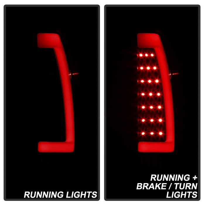 SPYDER xTune 02-06 Chevrolet Avalanche LED Tail Lights - Black Smoke (ALT-ON-CAV02-LED-BSM) 9043963