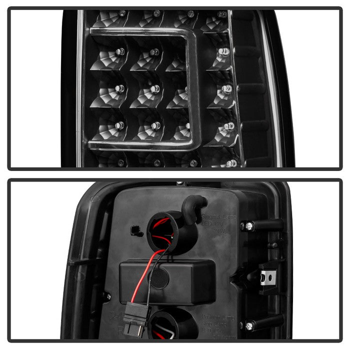 SPYDER Xtune GMC Yukon Denali/Denali Xl 01-06 Version 2 C Shape LED Tail Lights Black ALT-ON-CD00-G2-LED-BK 5081490