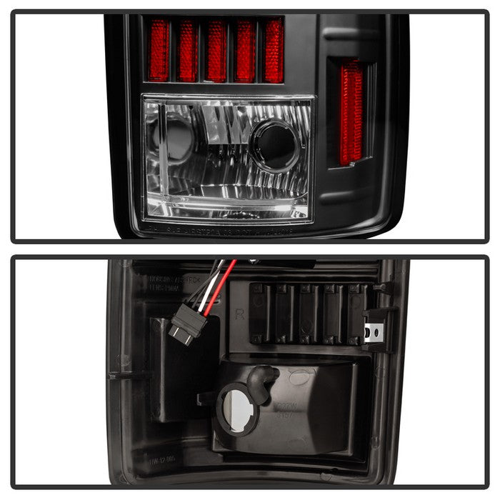 SPYDER Xtune GMC Yukon Denali/Denali Xl 01-06 Version 2 C Shape LED Tail Lights Black ALT-ON-CD00-G2-LED-BK 5081490