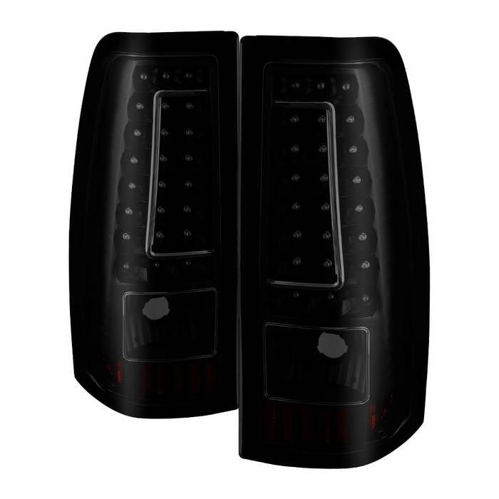 SPYDER xTune 03-06 Chevy Silverado 1500 (w/o Stepside) LED Tail Lights - Blk Smoke (ALT-ON-CS03-G2-LED-BSM) 9039218