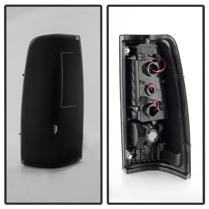 SPYDER xTune 03-06 Chevy Silverado 1500 (w/o Stepside) LED Tail Lights - Blk Smoke (ALT-ON-CS03-G2-LED-BSM) 9039218