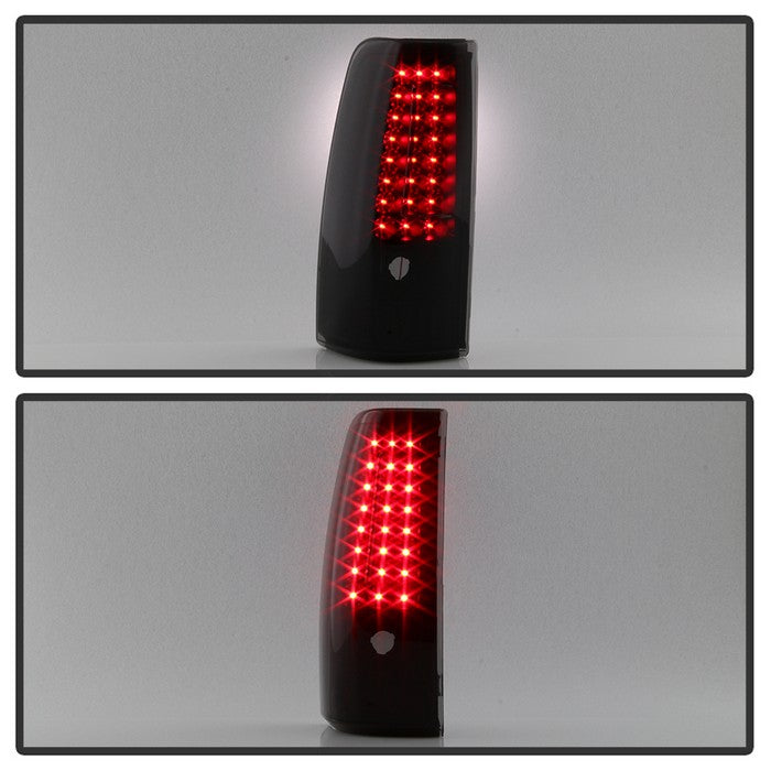 SPYDER xTune 03-06 Chevy Silverado 1500 (w/o Stepside) LED Tail Lights - Blk Smoke (ALT-ON-CS03-G2-LED-BSM) 9039218