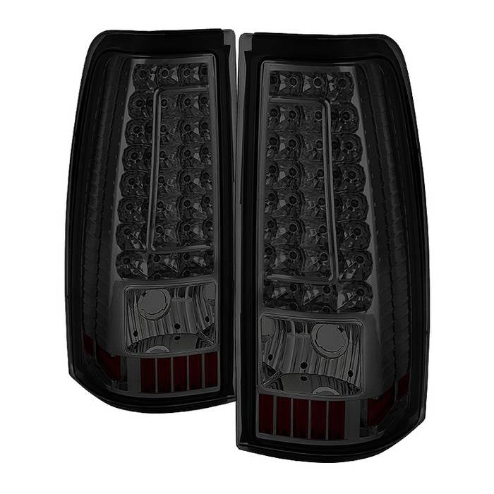 SPYDER Xtune Chevy Silverado 1500-2500-3500 03-06 C-Shape LED Tail Lights Smoke ALT-ON-CS03-G2-LED-SM 5081308