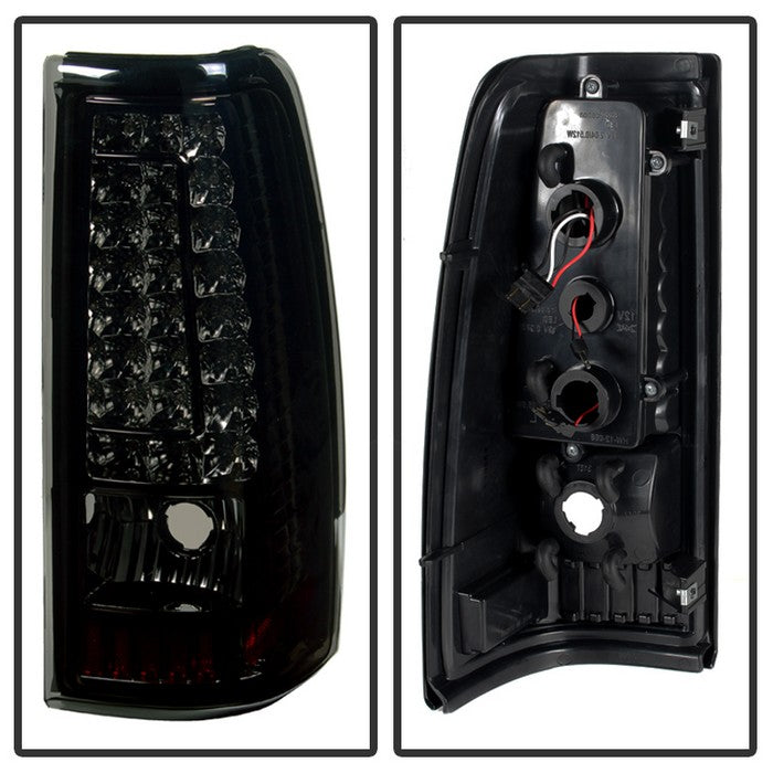 SPYDER Xtune Chevy Silverado 1500-2500-3500 03-06 C-Shape LED Tail Lights Smoke ALT-ON-CS03-G2-LED-SM 5081308