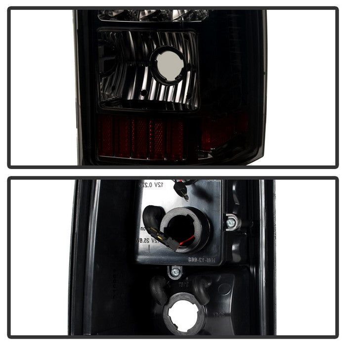 SPYDER Xtune Chevy Silverado 1500-2500-3500 03-06 C-Shape LED Tail Lights Smoke ALT-ON-CS03-G2-LED-SM 5081308