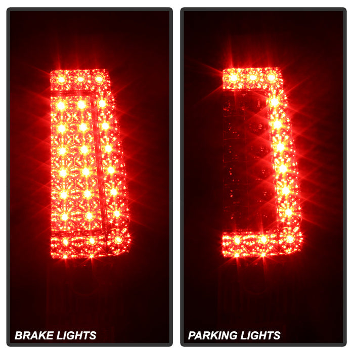 SPYDER Xtune Chevy Silverado 1500-2500-3500 03-06 C-Shape LED Tail Lights Smoke ALT-ON-CS03-G2-LED-SM 5081308