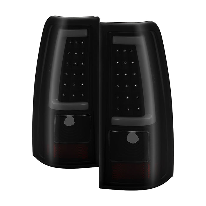 SPYDER xTune Chevy Silverado 1500/2500/3500 03-07 Version 3 Tail Lights - Black Smoke 9048715