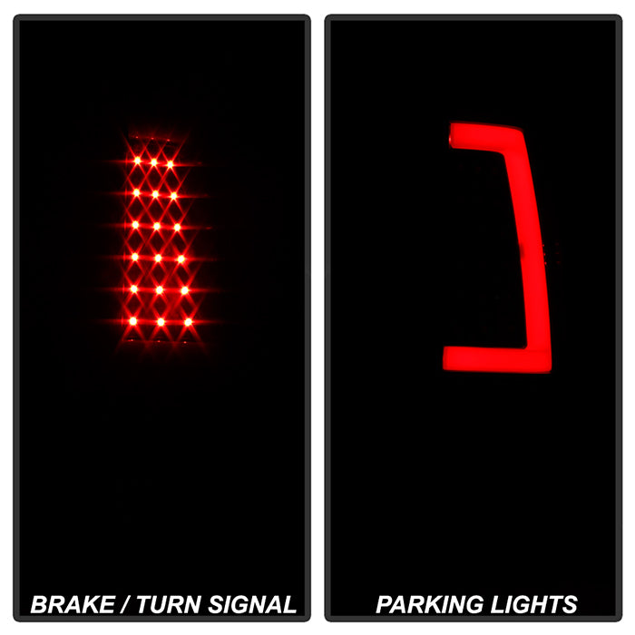 SPYDER xTune Chevy Silverado 1500/2500/3500 03-07 Version 3 Tail Lights - Black Smoke 9048715