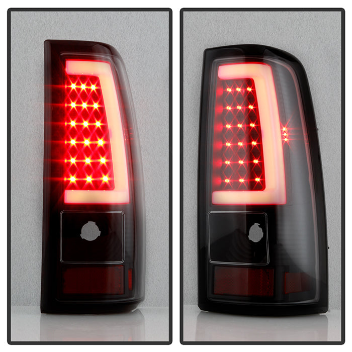 SPYDER xTune Chevy Silverado 1500/2500/3500 03-07 Version 3 Tail Lights - Black Smoke 9048715