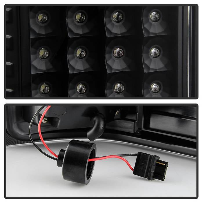 SPYDER Xtune Chevy Silverado 1500 2500HD/3500HD 07-13 Tail Lights - Black Smoked ALT-ON-CS07V2-LED-BK 9046650