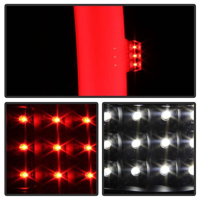 SPYDER Xtune Chevy Silverado 1500 2500HD/3500HD 07-13 Tail Lights - Black Smoked ALT-ON-CS07V2-LED-BK 9046650