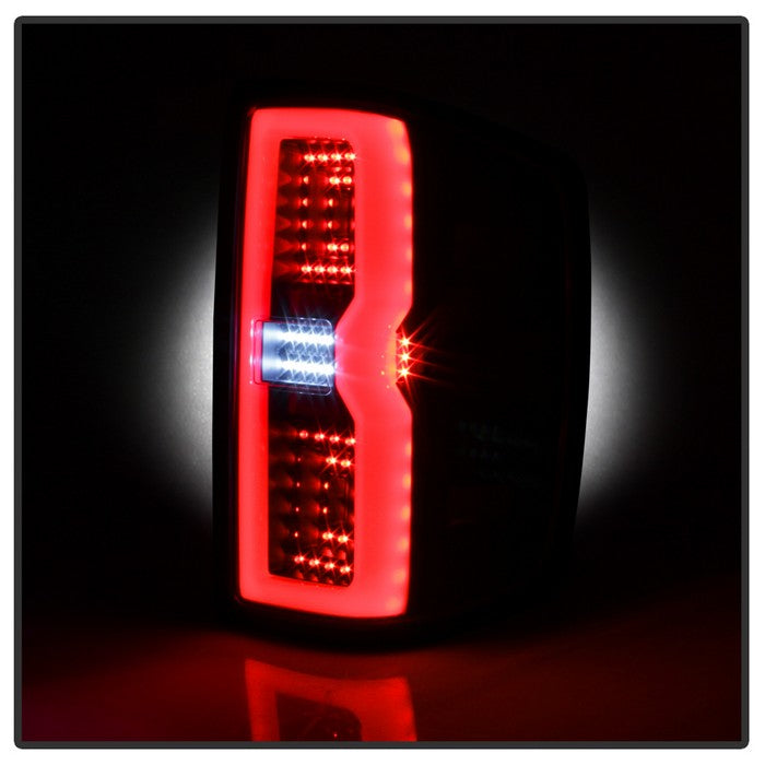 SPYDER xTune 14-16 Chevrolet Silverado 1500 Light Bar LED Tail Lights - Black (ALT-ON-CS14-LBLED-BK) 9040283