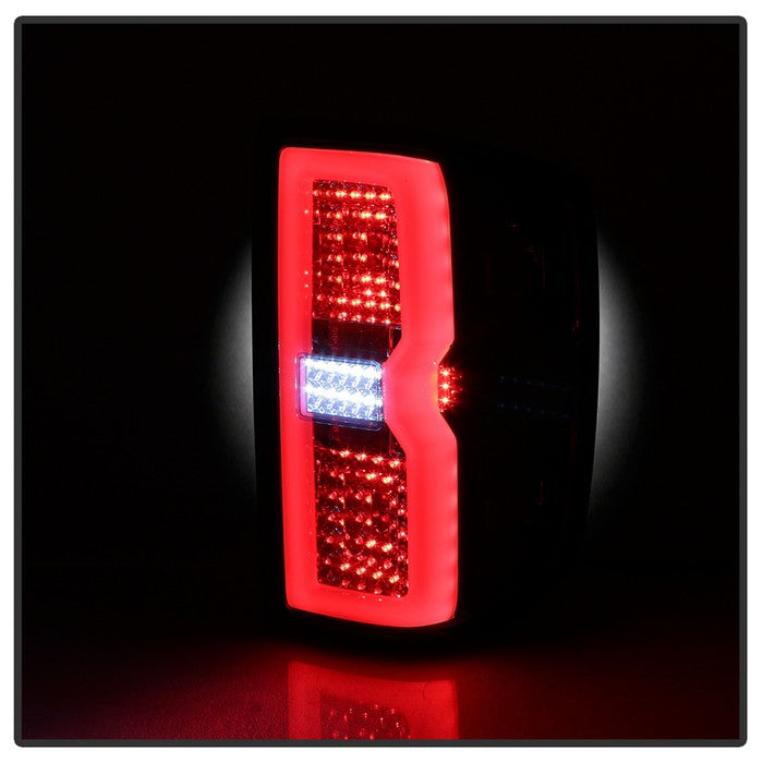 SPYDER xTune 14-16 Chevrolet Silverado 1500 Light Bar LED Tail Lights - Smoke (ALT-ON-CS14-LBLED-SM) 9040320