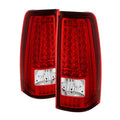SPYDER Xtune Chevy Silverado 1500/2500/3500 99-02 Version 2 LED Tail Lights Red Clear ALT-ON-CS99-G2-LED-RC 5081247