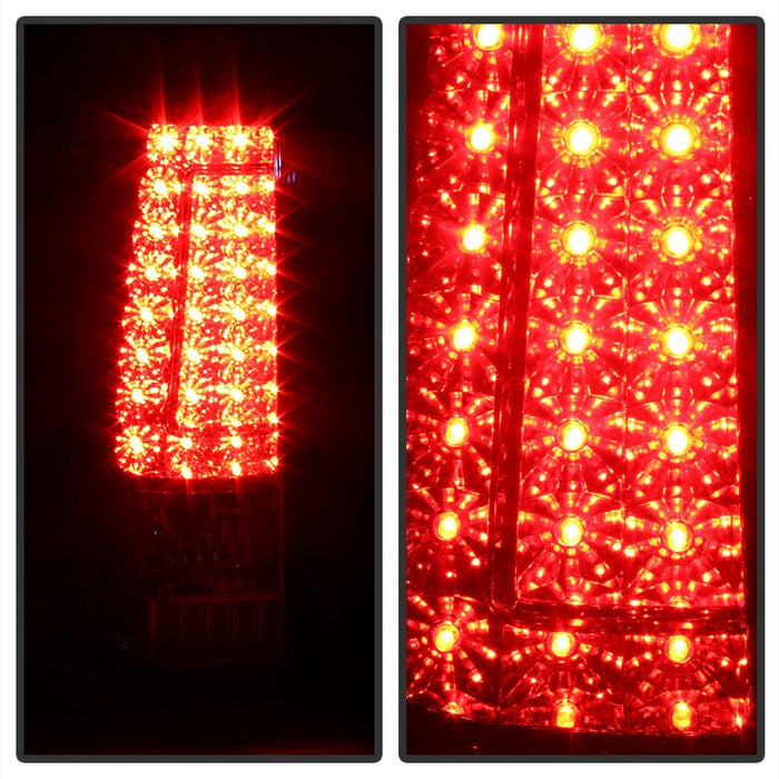 SPYDER Xtune Chevy Silverado 1500/2500/3500 99-02 Version 2 LED Tail Lights Red Clear ALT-ON-CS99-G2-LED-RC 5081247