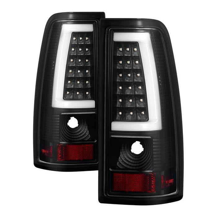 SPYDER xTune Chevy Silverado 1500/2500/3500 99-02 / Version 3 Tail Lights Black ALT-ON-CS99V3-LBLED-BK 9038761