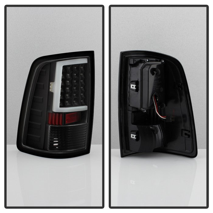 SPYDER xTune 09-18 Dodge Ram 1500 (Incandescent Model) LED Tail Lights - Blk (ALT-ON-DR09-LBLED-BK) 5082206