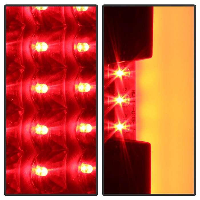 SPYDER xTune 09-18 Dodge Ram 1500 (Incandescent Model) LED Tail Lights - Blk (ALT-ON-DR09-LBLED-BK) 5082206