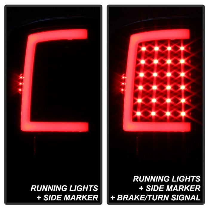 SPYDER xTune 09-18 Dodge Ram 1500 LED Tail Lights - Black Smoke (ALT-ON-DR09-LBLED-BSM) 9038488