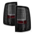 SPYDER xTune 09-18 Dodge Ram 1500 (Incandescent Only) LED Tail Lights - Smoke (ALT-ON-DR09-LBLED-SM) 5082220