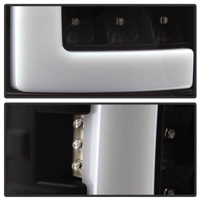 SPYDER xTune 02-06 Dodge Ram 1500 Light Bar LED Tail Light - Black (ALT-ON-DRAM02V3-LBLED-BK) 9040252