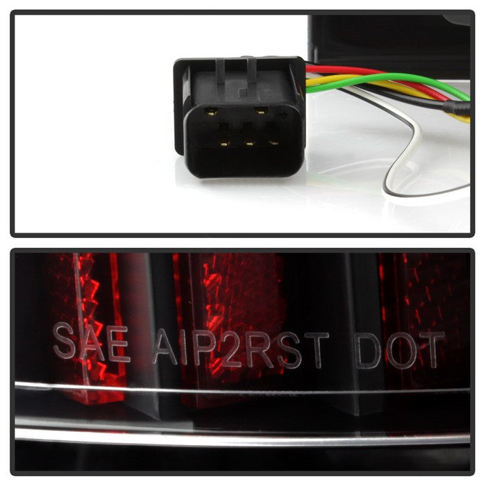 SPYDER xTune 02-06 Dodge Ram 1500 Light Bar LED Tail Light - Black (ALT-ON-DRAM02V3-LBLED-BK) 9040252