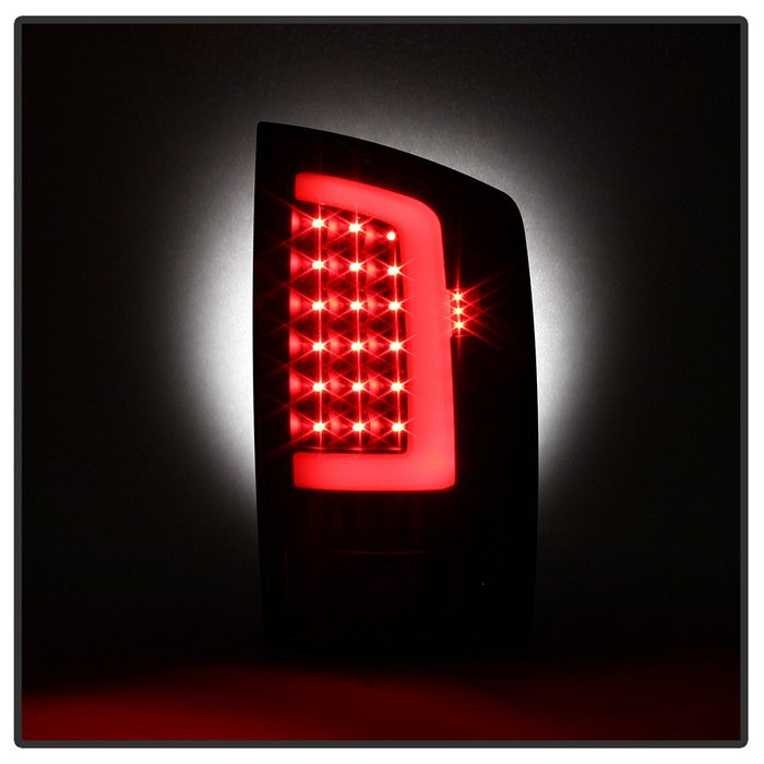 SPYDER xTune 02-06 Dodge Ram 1500 Light Bar LED Tail Light - Black (ALT-ON-DRAM02V3-LBLED-BK) 9040252