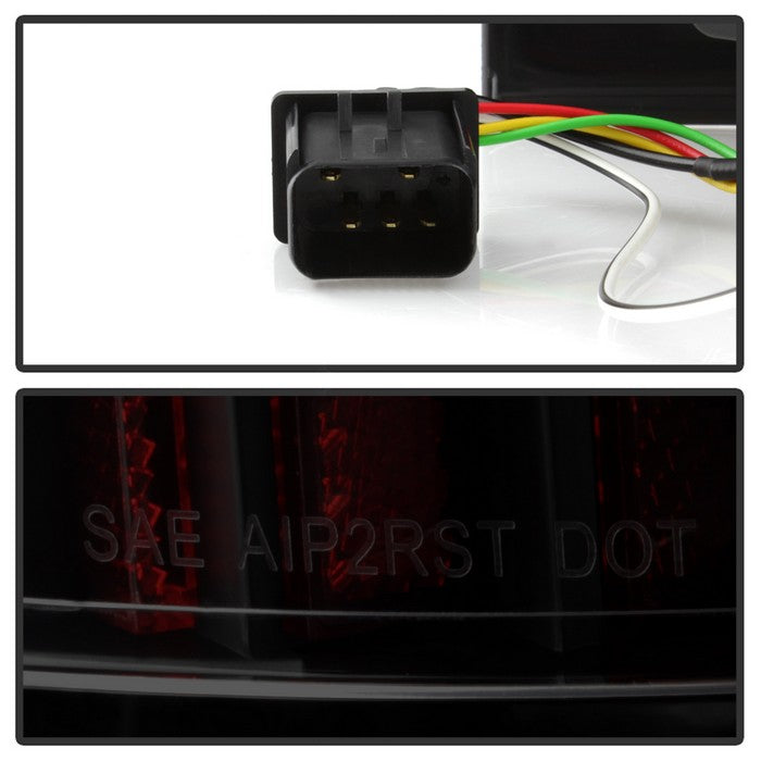 SPYDER xTune 02-06 Dodge Ram 1500 Light Bar LED Tail Light - Black Smoke (ALT-ON-DRAM02V3-LBLED-BSM) 9040269