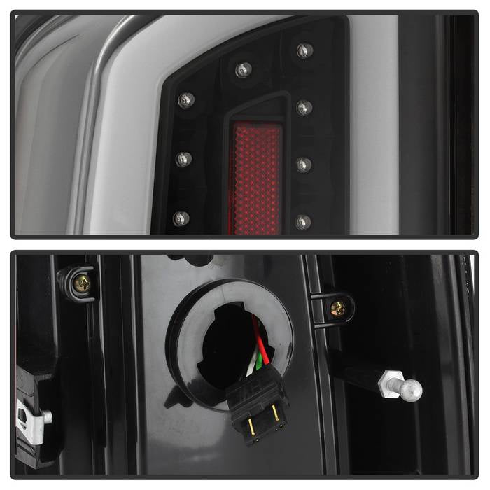 SPYDER xTune 07-08 Dodge Ram 1500 Light Bar LED Tail Light - Black (ALT-ON-DRAM06-LBLED-BK) 9043994