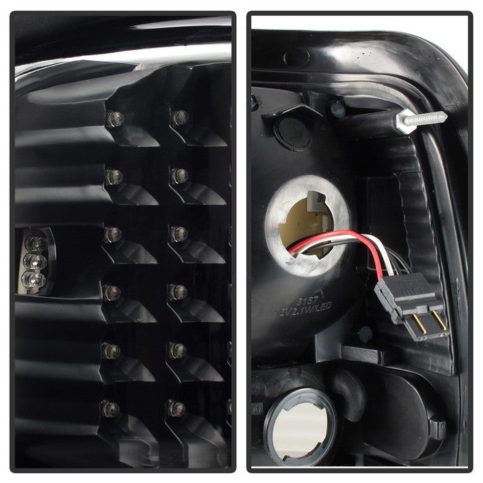SPYDER Xtune Dodge Ram 1500 94-01 / Ram 2500/3500 94-02 LED Tail Lights Black ALT-ON-DRAM94-LED-BK 5012777