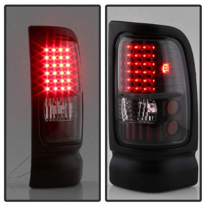 SPYDER Xtune Dodge Ram 1500 94-01 / Ram 2500/3500 94-02 LED Tail Lights Black ALT-ON-DRAM94-LED-BK 5012777