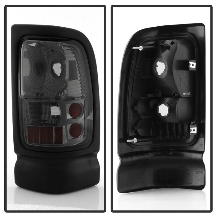 SPYDER Xtune Dodge Ram 1500/2500/3500 94-01 Euro Style Tail Lights Smoke ALT-ON-DRAM94-SM 5012814