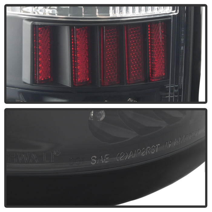 SPYDER Xtune Ford F150 Styleside 04-08 (Not Fit Heritage & SVT) LED Tail Lights Black ALT-ON-FF15004-LED-BK 5012890