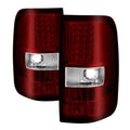 SPYDER Xtune Ford F150 Styleside 04-08 LED Tail Lights Red Clear ALT-ON-FF15004-LED-RC 5034069