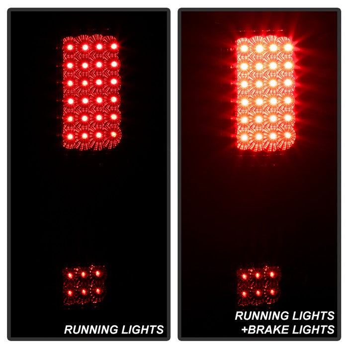 SPYDER Xtune Ford F150 Styleside 04-08 LED Tail Lights Red Clear ALT-ON-FF15004-LED-RC 5034069