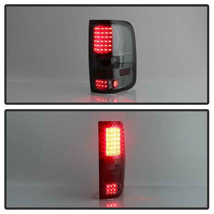 SPYDER Xtune Ford F150 Styleside 04-08 (Not Fit Heritage & SVT) LED Tail Lights Smoke ALT-ON-FF15004-LED-SM 5012920