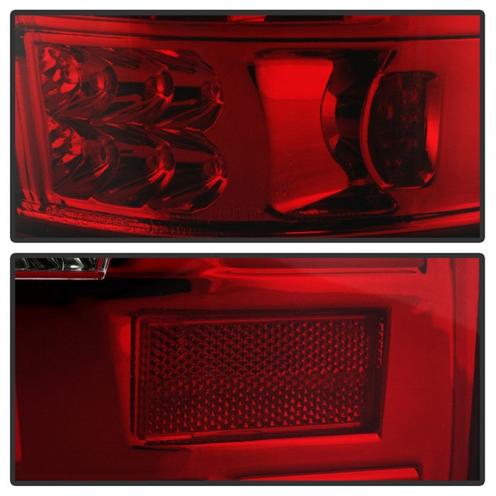 SPYDER xTune 04-08 Ford F150 (Not Heritage/SVT) V.3 LED Tail Lights Red Clear (ALT-ON-FF15004G3LB-LBLED-RC) 9040351