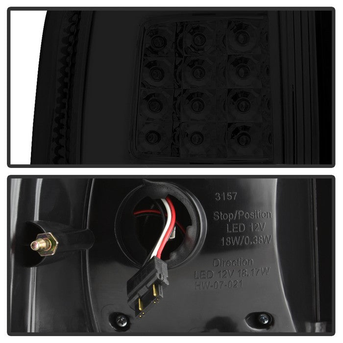 SPYDER xTune 04-08 Ford F150 Styleside V3 LED Tail Lights - Smoke (ALT-ON-FF15004G3LB-LBLED-SM) 9040825