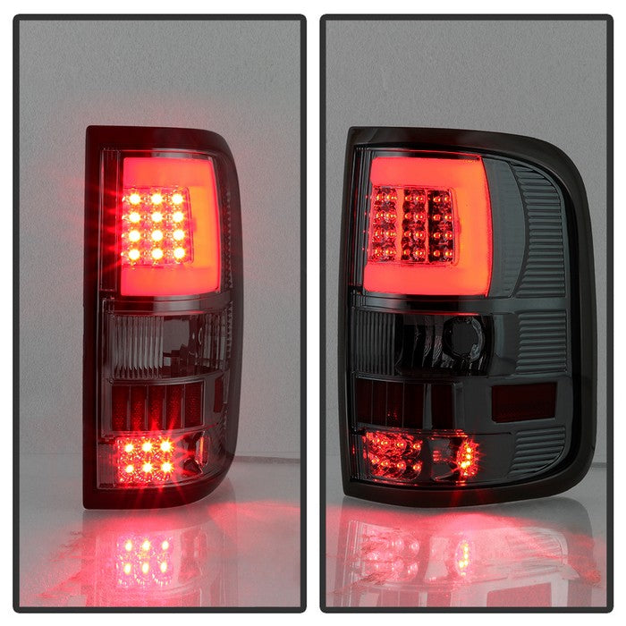 SPYDER xTune 04-08 Ford F150 Styleside V3 LED Tail Lights - Smoke (ALT-ON-FF15004G3LB-LBLED-SM) 9040825