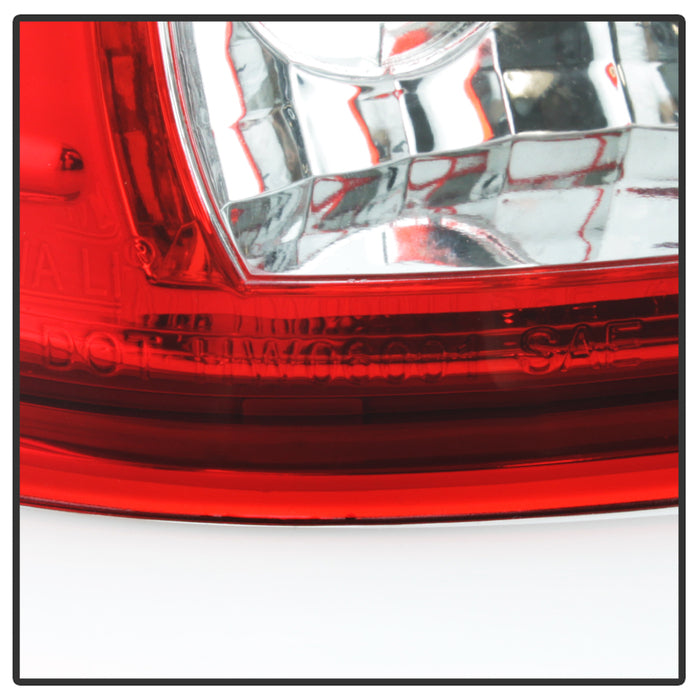 SPYDER xTune Ford F150 Styleside 97-03 Light Bar LED Tail Lights - Red Clear ALT-ON-FF15097-LBLED-RC 5082091