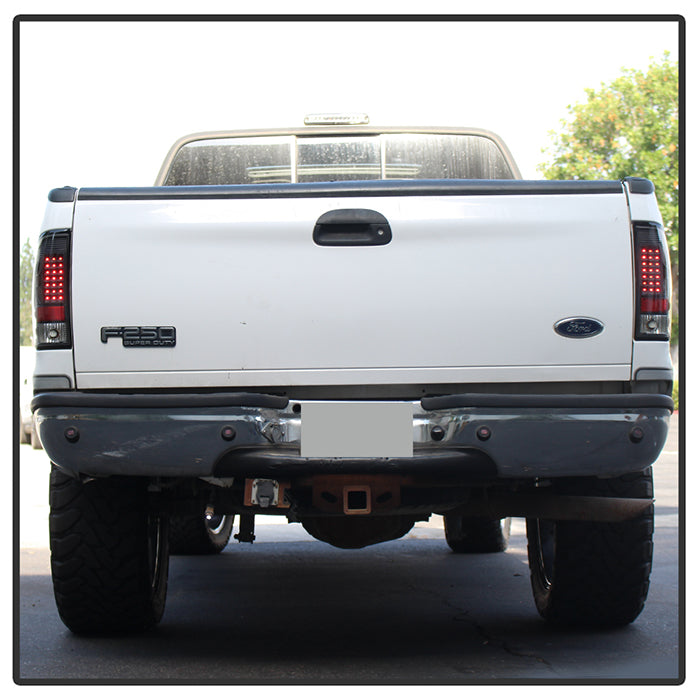 SPYDER Xtune Ford F150 Styleside 97-03 / F250/350/450/550 99-07 LED Tail Lights Black ALT-ON-FF15097-LED-BK 5012937