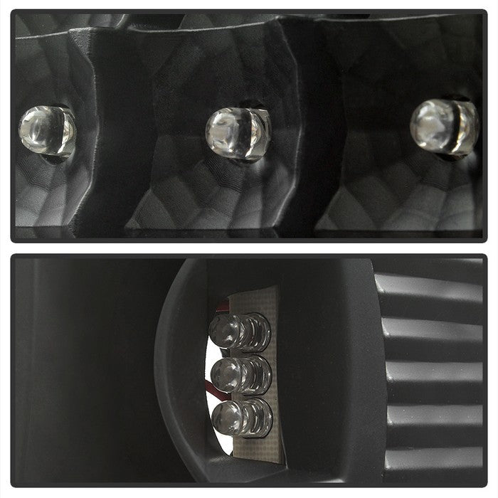 SPYDER Xtune Ford F150 Styleside 97-03 / F250/350/450/550 99-07 LED Tail Lights Black ALT-ON-FF15097-LED-BK 5012937
