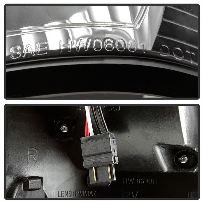 SPYDER Xtune Ford F150 Styleside 97-03 / F250/350/450/550 99-07 LED Tail Lights Black ALT-ON-FF15097-LED-BK 5012937
