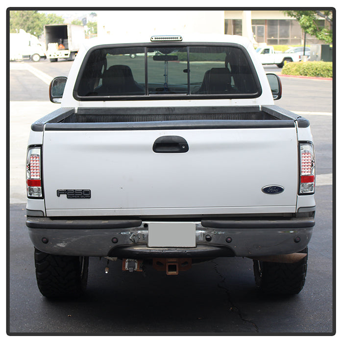 SPYDER Xtune Ford F150 Styleside 97-03 / F250/350/450/550 99-07 LED Tail Lights Chrome ALT-ON-FF15097-LED-C 5012944