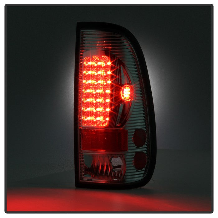 SPYDER Xtune Ford F150 Styleside 97-03 / F250/350/450/550 99-07 LED Tail Lights Chrome ALT-ON-FF15097-LED-C 5012944