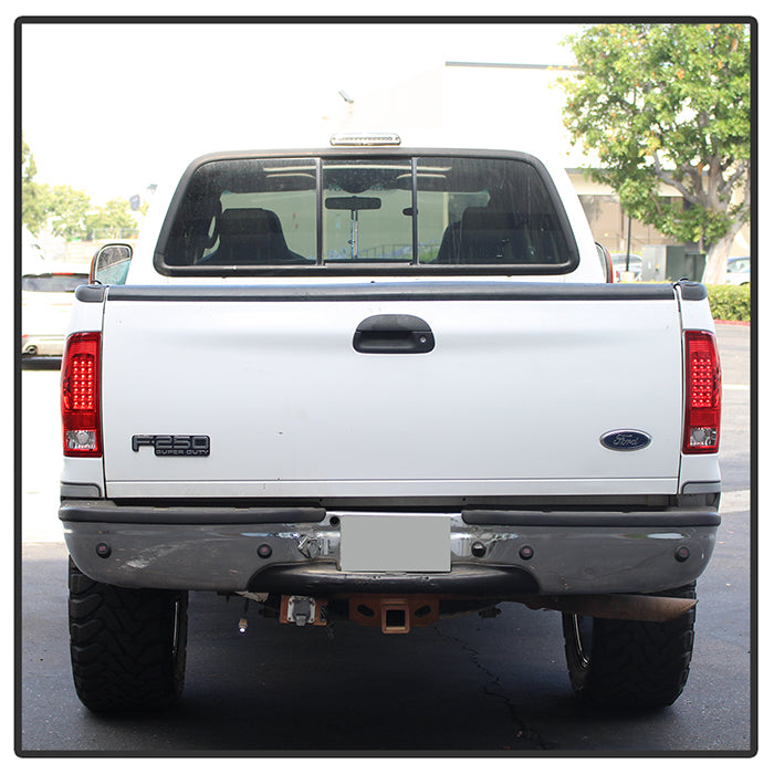 SPYDER Xtune Ford F150 Styleside 97-03 Super Duty 99-07 LED Tail Lights Red Smoke ALT-ON-FF15097-LED-RC 5034076