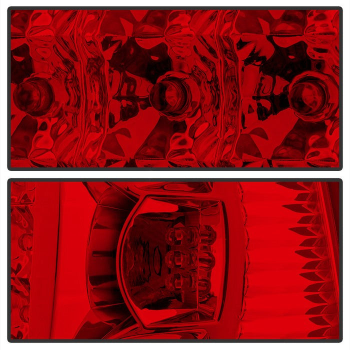 SPYDER Xtune Ford F150 Styleside 97-03 Super Duty 99-07 LED Tail Lights Red Smoke ALT-ON-FF15097-LED-RC 5034076