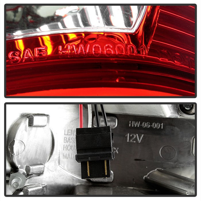 SPYDER Xtune Ford F150 Styleside 97-03 Super Duty 99-07 LED Tail Lights Red Smoke ALT-ON-FF15097-LED-RC 5034076