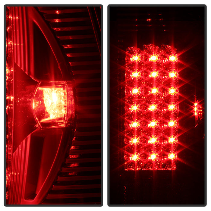 SPYDER Xtune Ford F150 Styleside 97-03 Super Duty 99-07 LED Tail Lights Red Smoke ALT-ON-FF15097-LED-RC 5034076